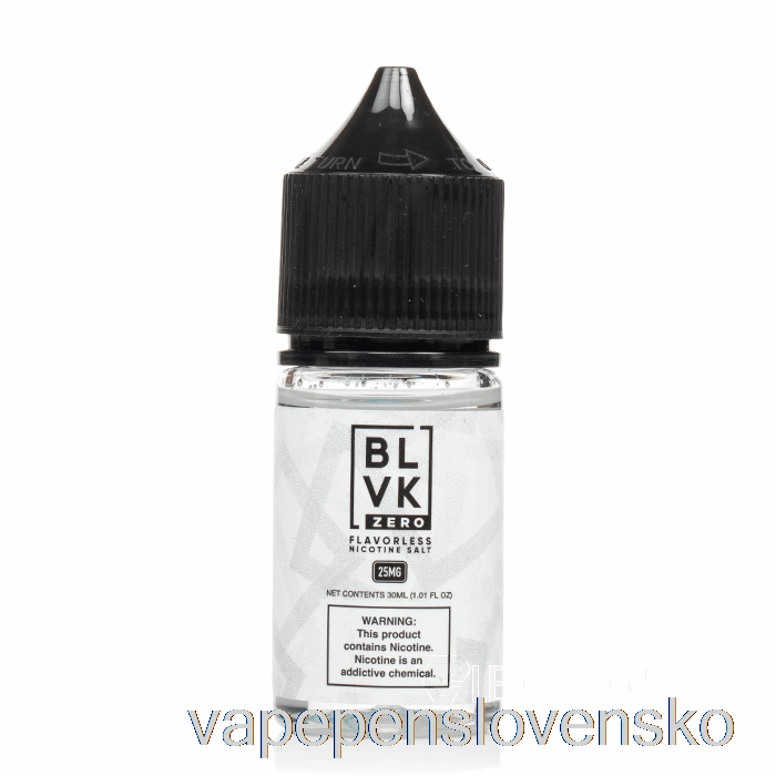 Bez Príchute - Blvk Soľ - 30ml 50mg Vape Bez Nikotinu